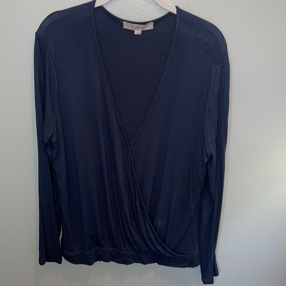 Loft long sleeve Dark Blue top size L
